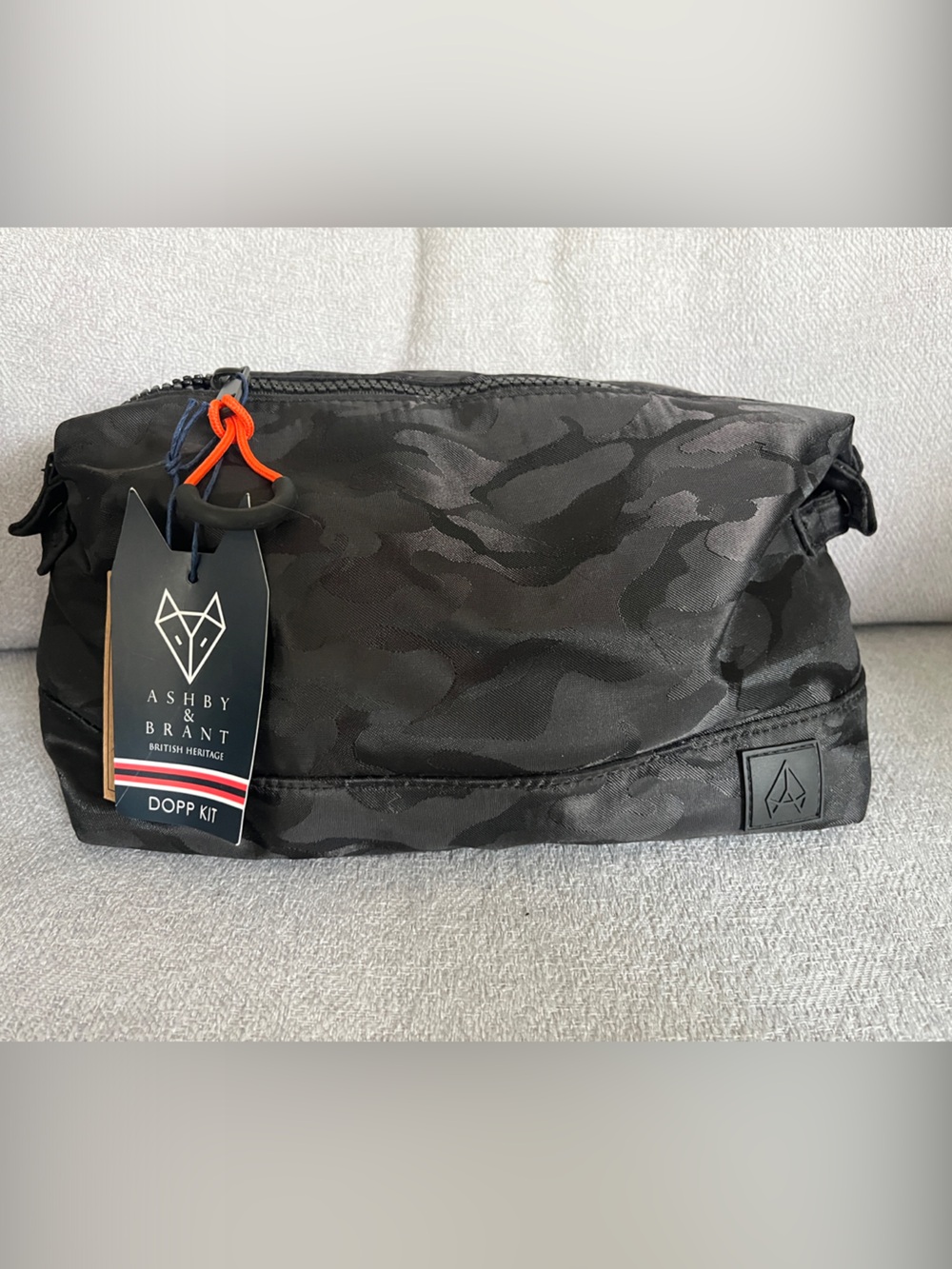 Black Camo Dopp Kit Toiletry Bag